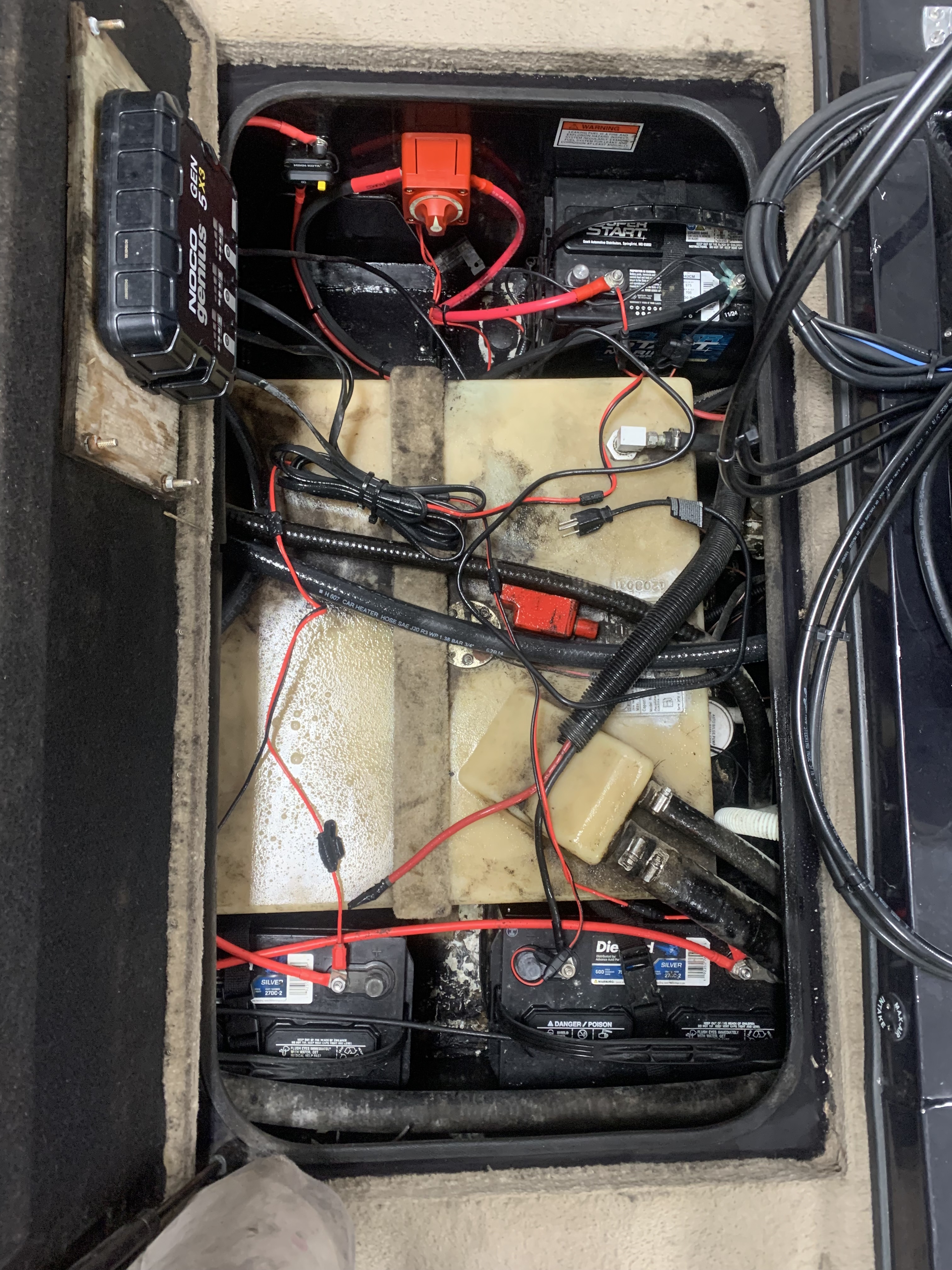 Gas tank before